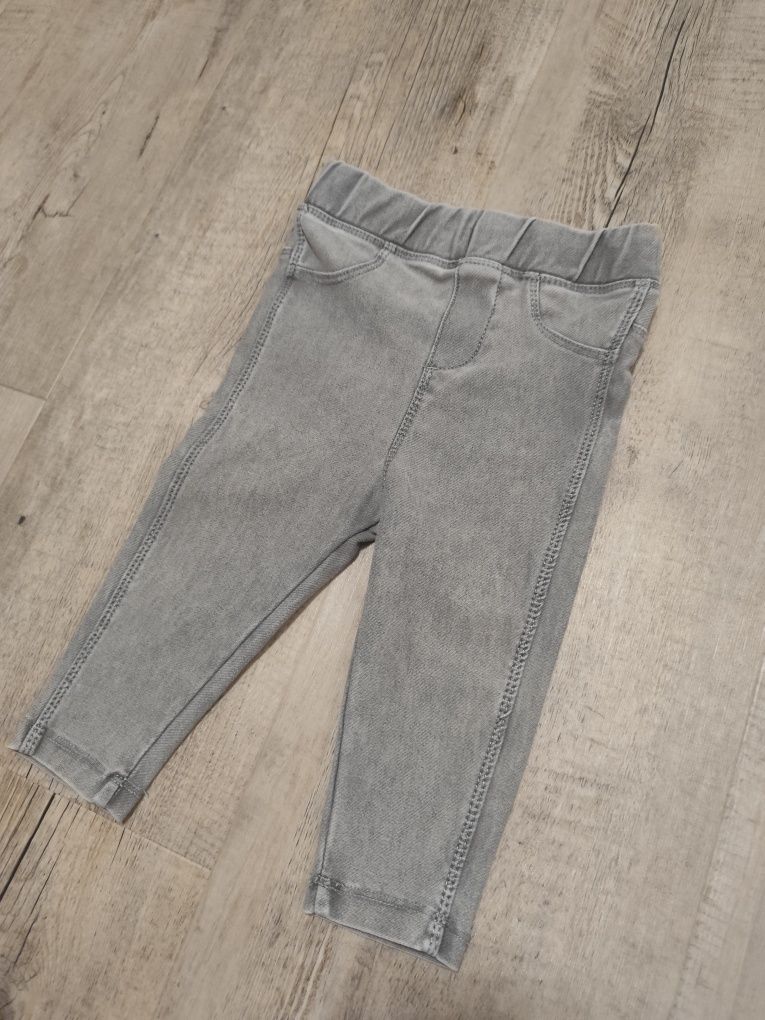 Legginsy niemowlęce jegginsy z efektem sprania Reserved 74
