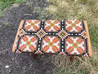 Drewniany taboret/ siedzisko