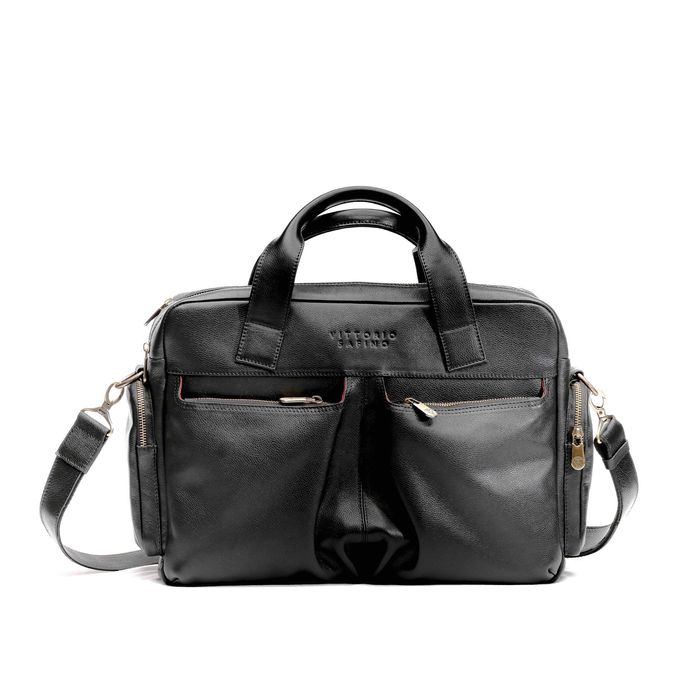 Кожаный мужской портфель / Шкіряний чоловічий портфель VS083