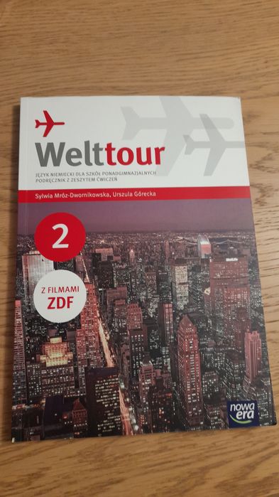 Podręcznik z ćwiczaniami Welttour 2 z dwoma plytami nowa era