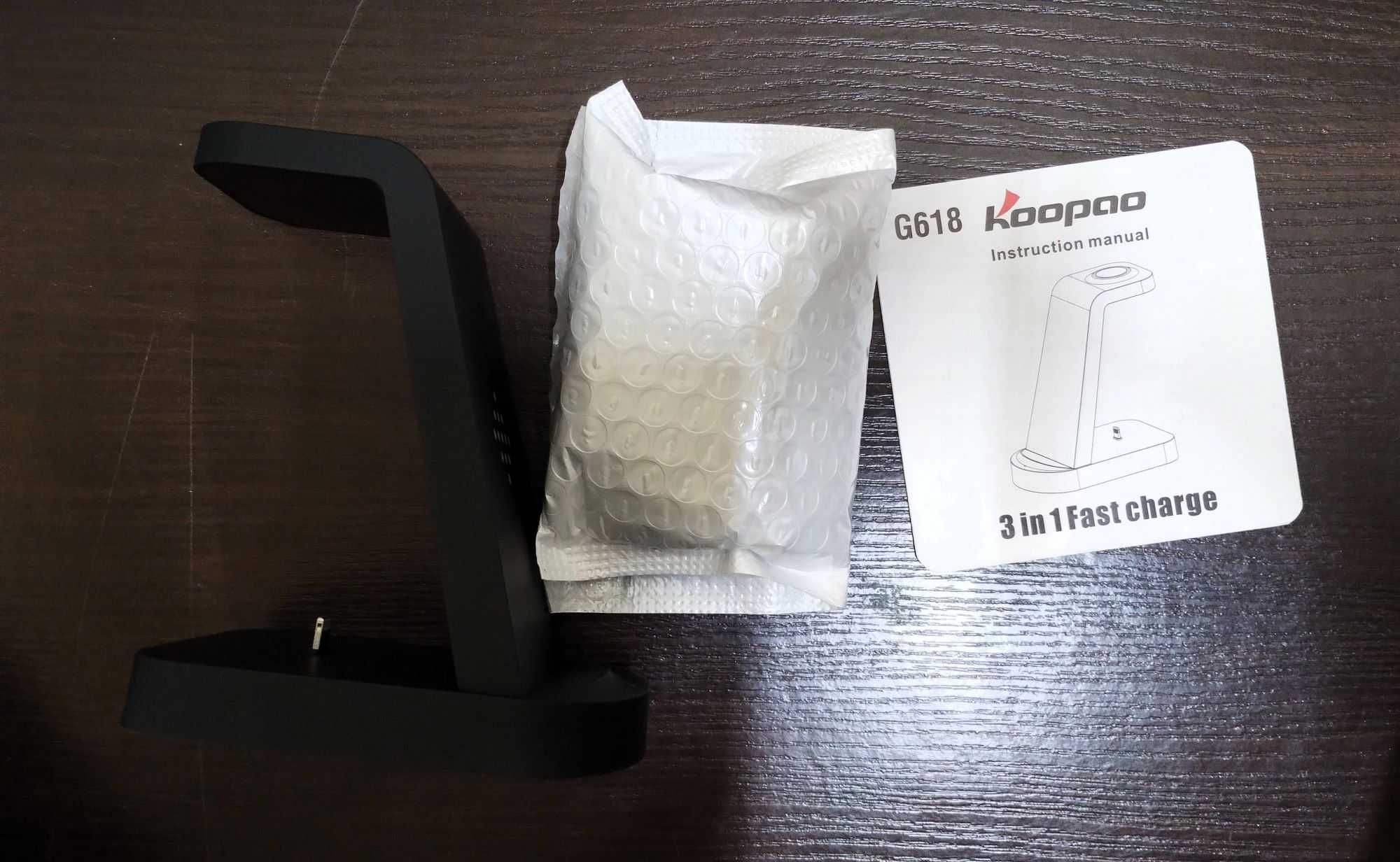 Bezprzewodowa stacja ładująca 3 w 1 KOOPAO 18 W do iPhone'a