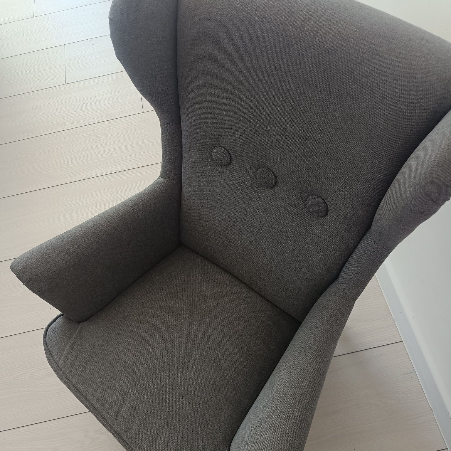Fotel uszak mini, wersja dla dzieci, Ikea strandmon