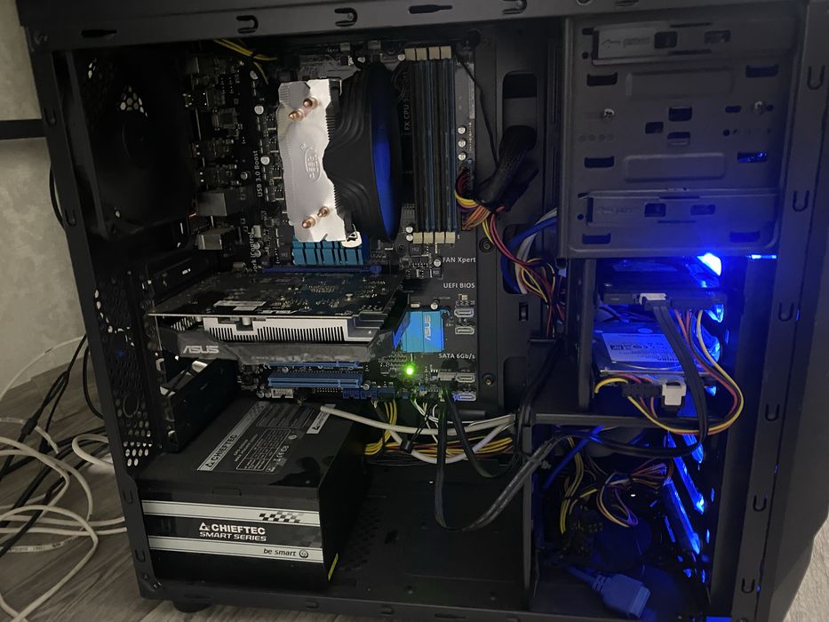 Компьютер для игр и работы, GTX 1650, 16 ГБ ОЗУ, SSD+HDD