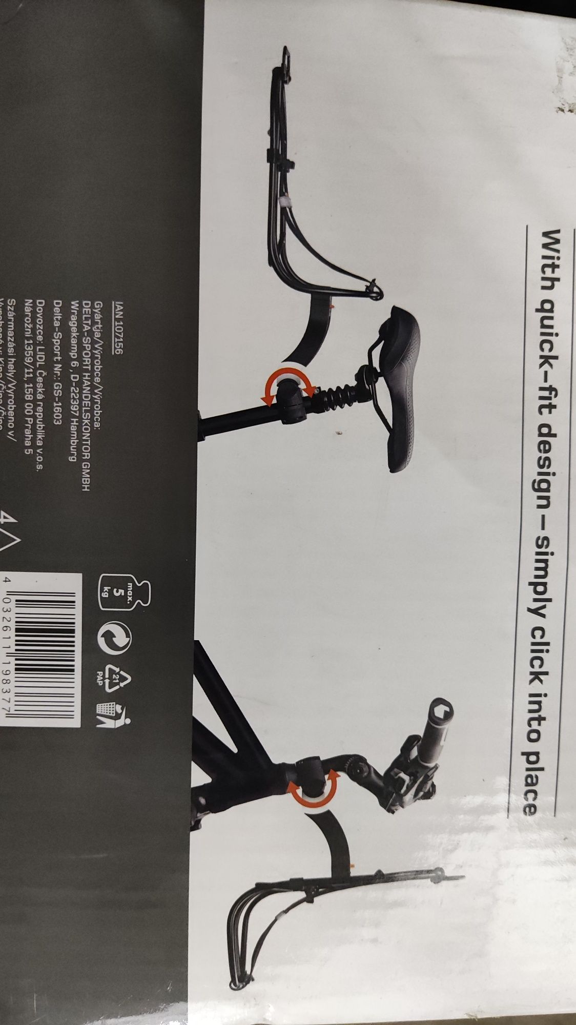 TopMove bagażnik rowerowy