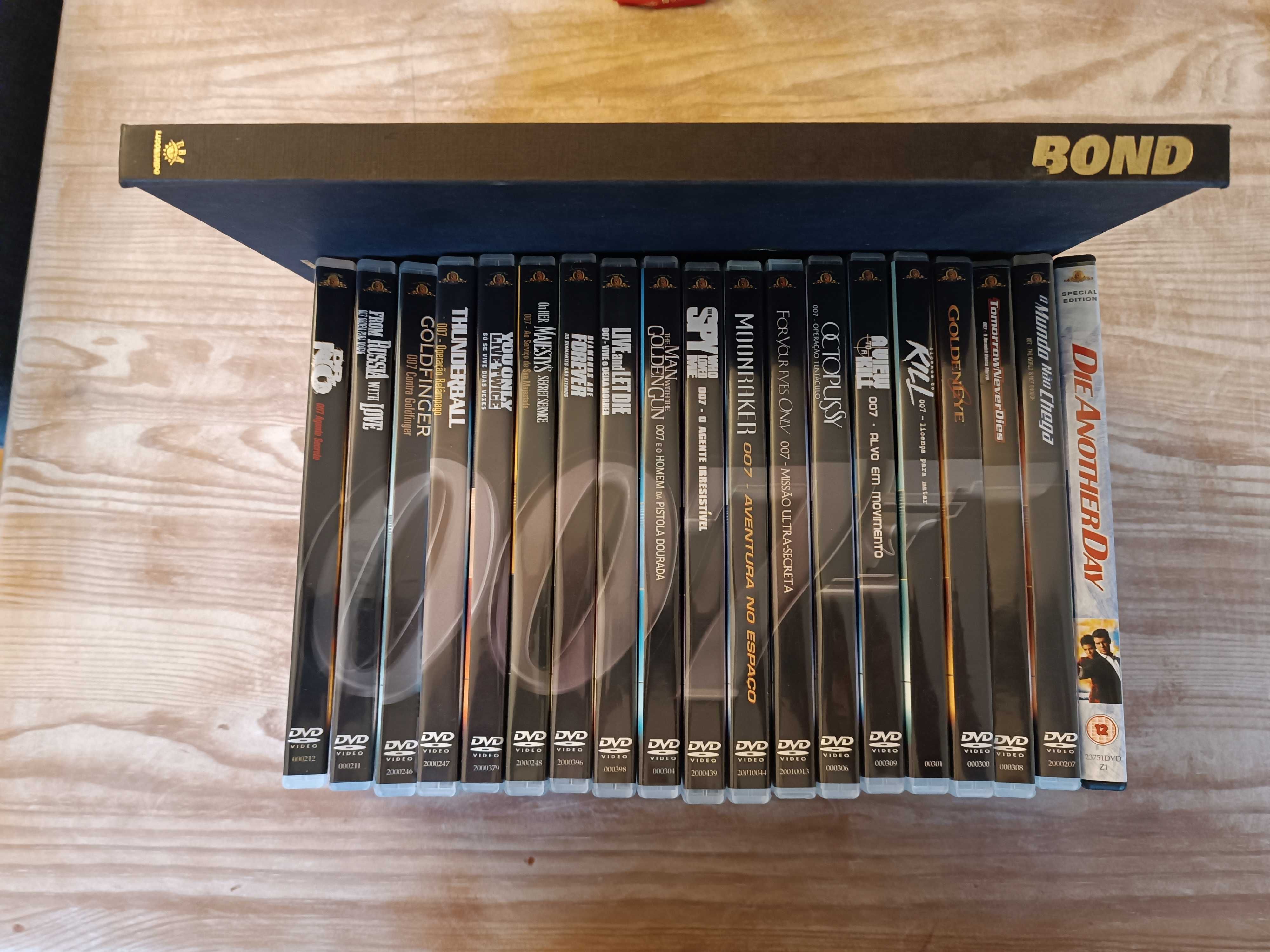 James Bond Coleção DVD e Livro