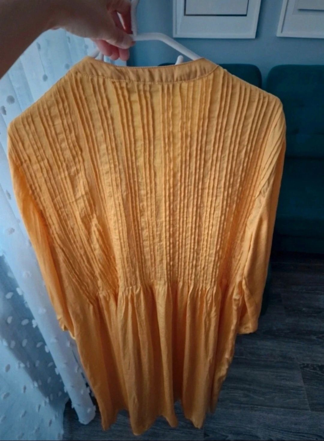 Zara elegancka sukienka vintage midi r. M