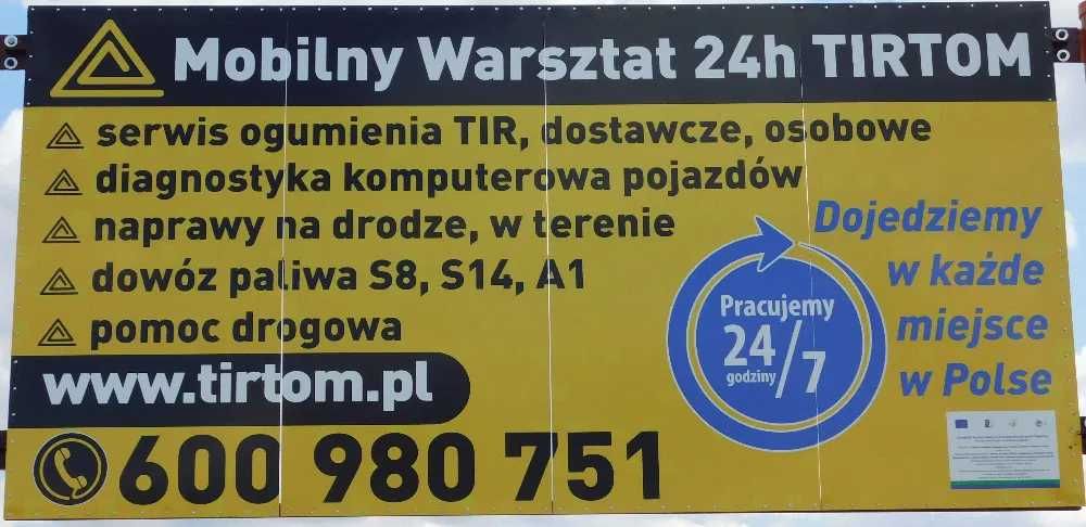 Mobilny Serwis Tir Wulkanizacja Pomoc Drogowa