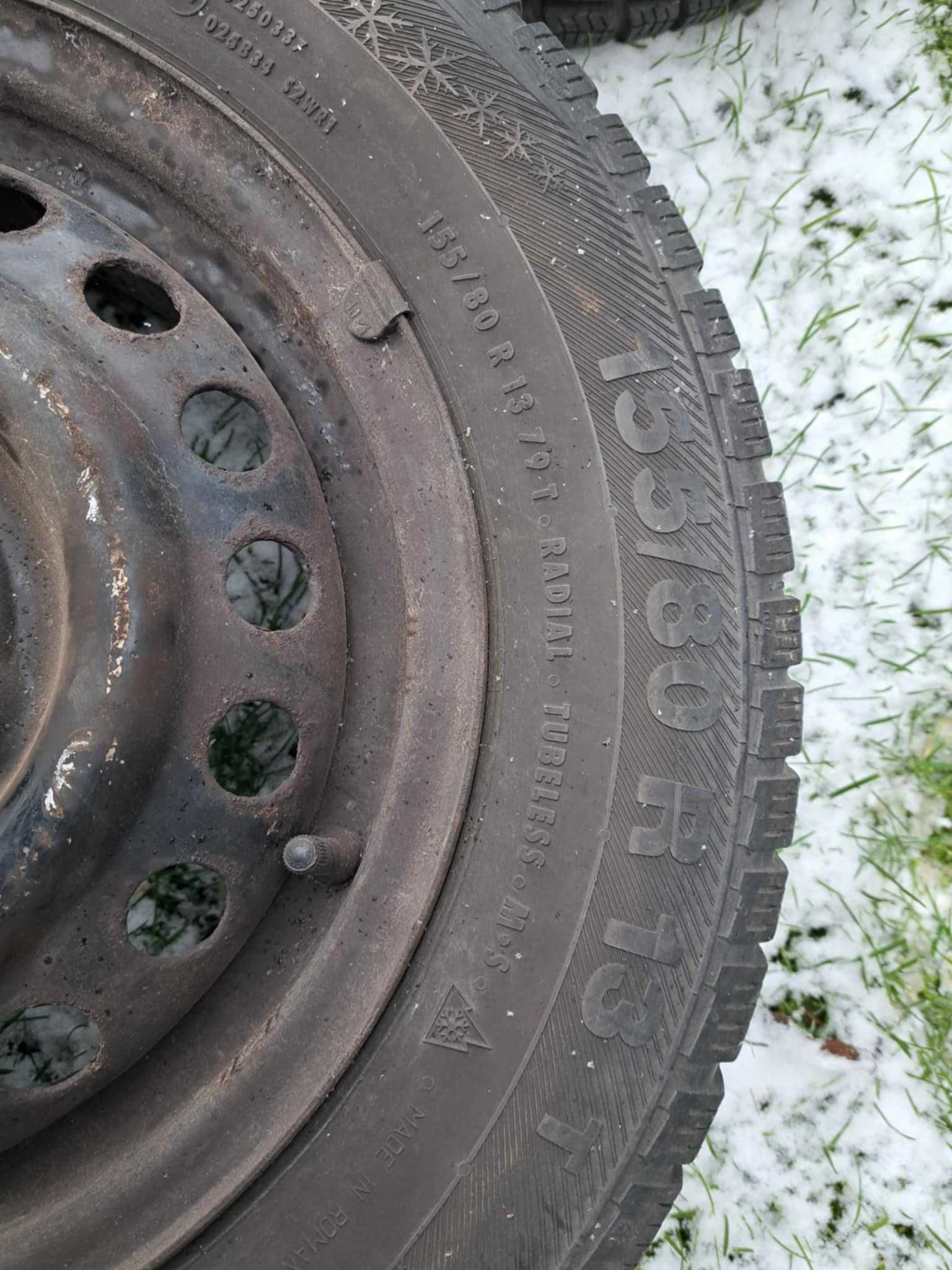 Opona 4 sztuki Polaris Barum  155/80 R 13 na felgach 4x100