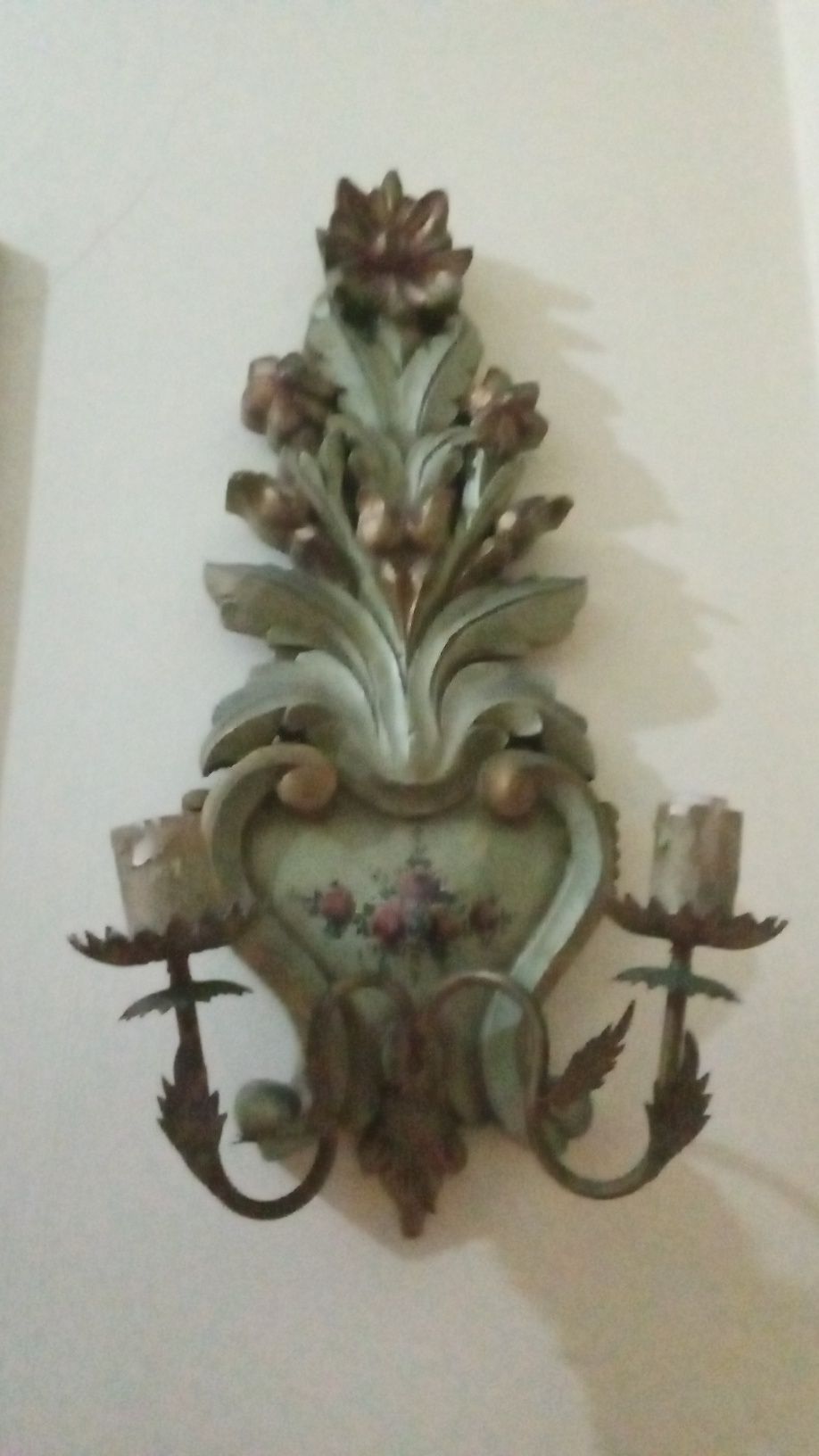 Castiçal antigo parede
