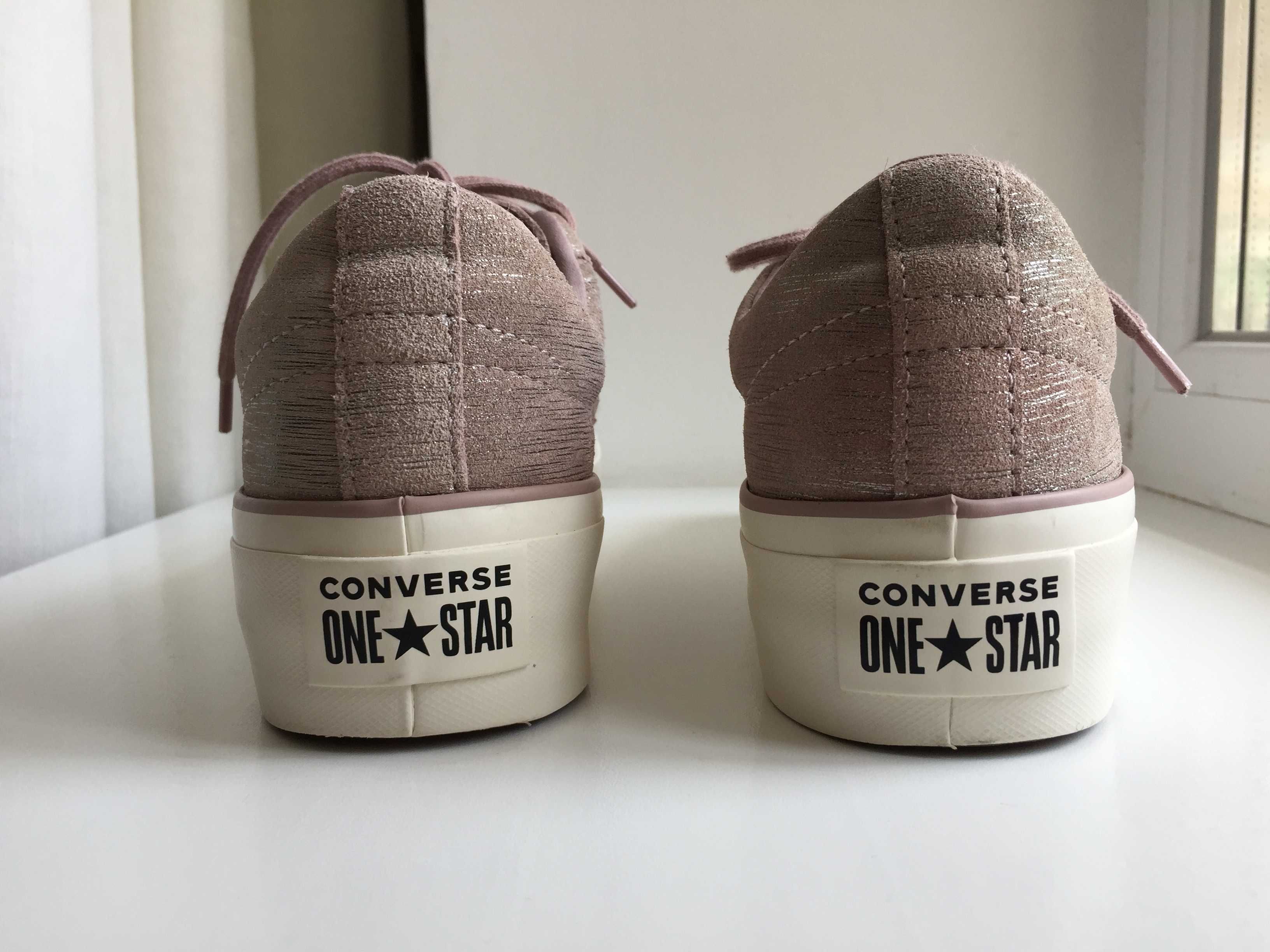 Кеды кроссовки конверсы оригинал Converse натуральная кожа, туфли