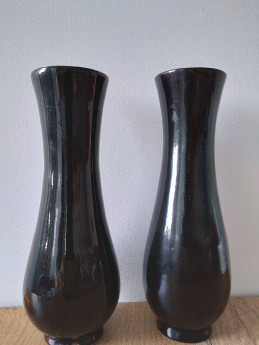 Wazony dwa z rybkami złotymi