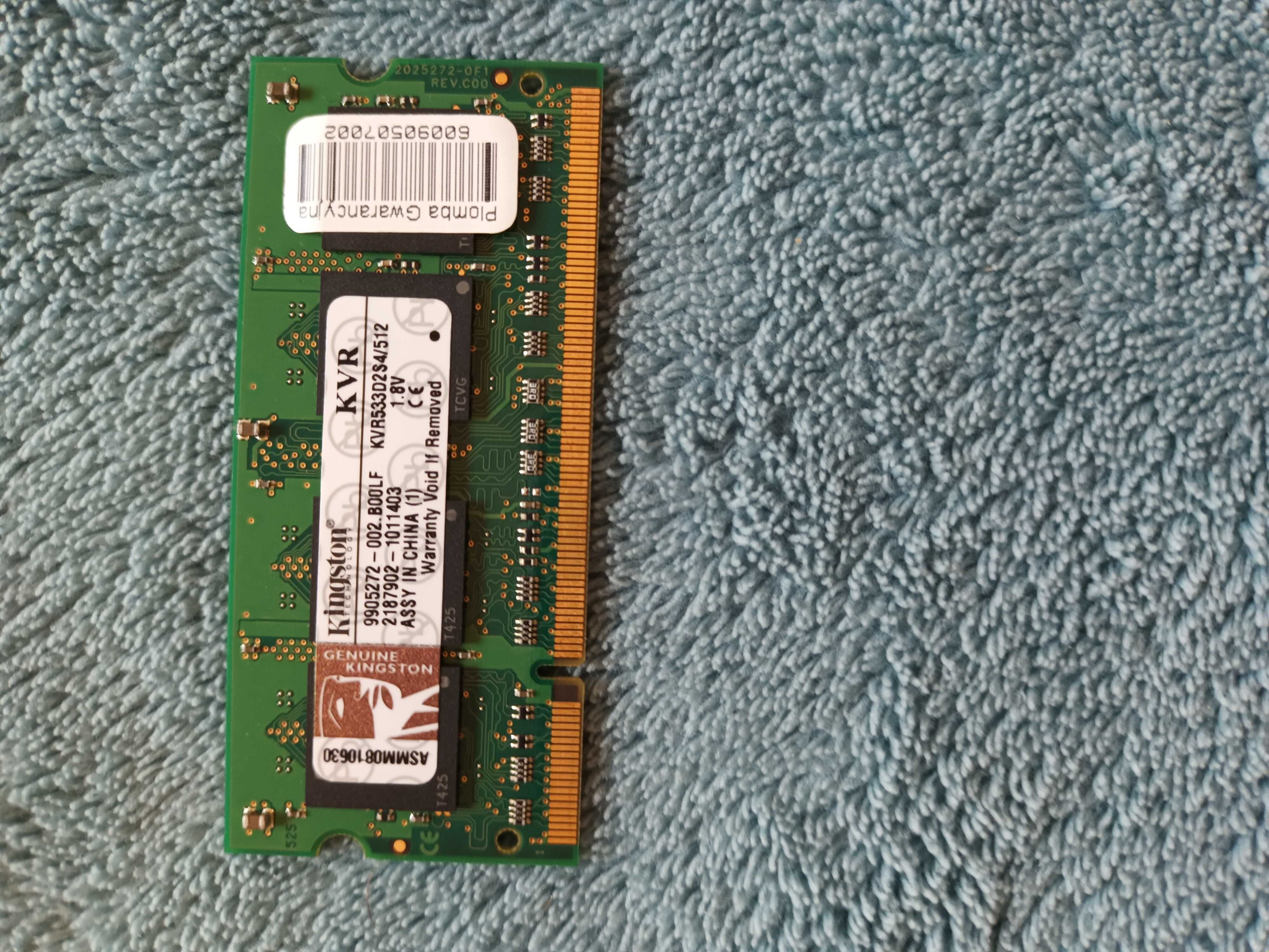 podzespoły do laptopa:PROCESOR INTEL PENTIUM 4, PAMIĘĆ RAM DDR2,i inne