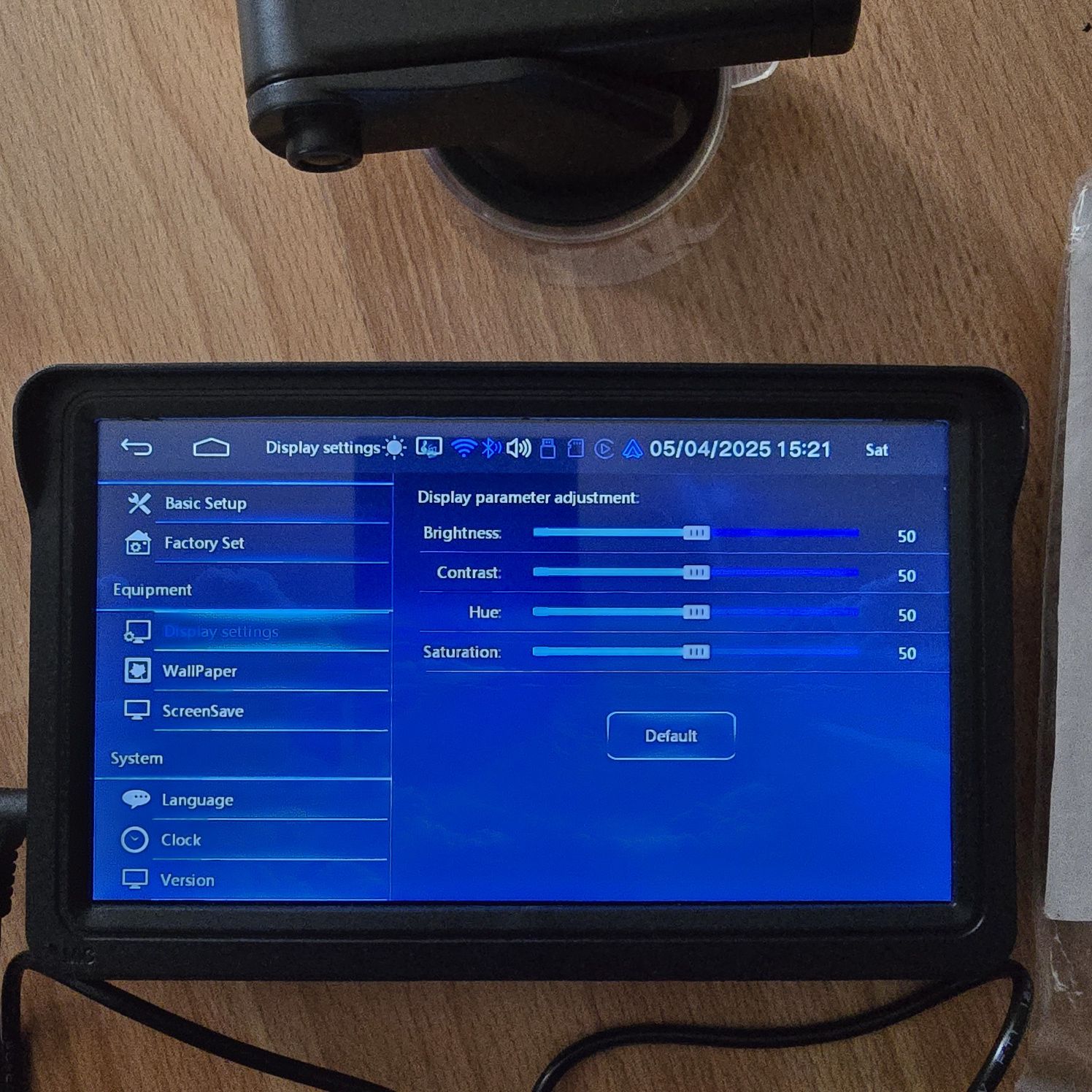 Panel samochodowy 7" przenośny z wifi+ BT+Android Auto i CarPlay