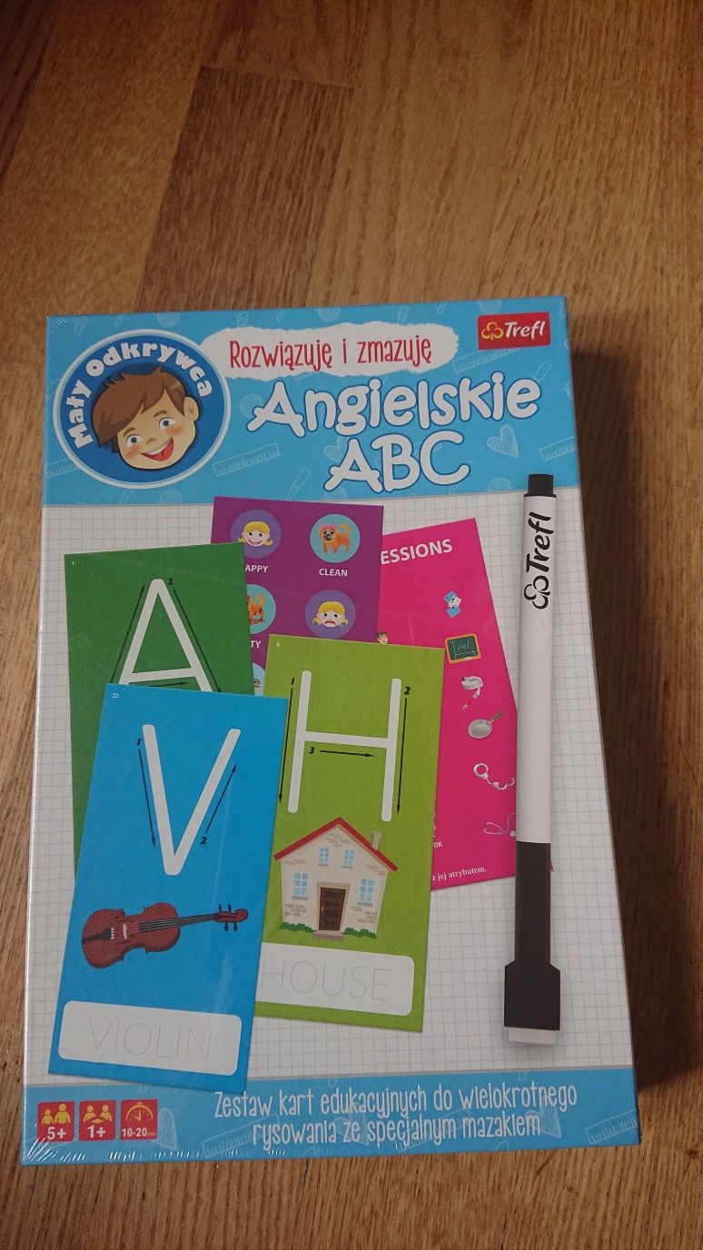 Angielskie ABC rozwiązuje i zmazuję NOWE