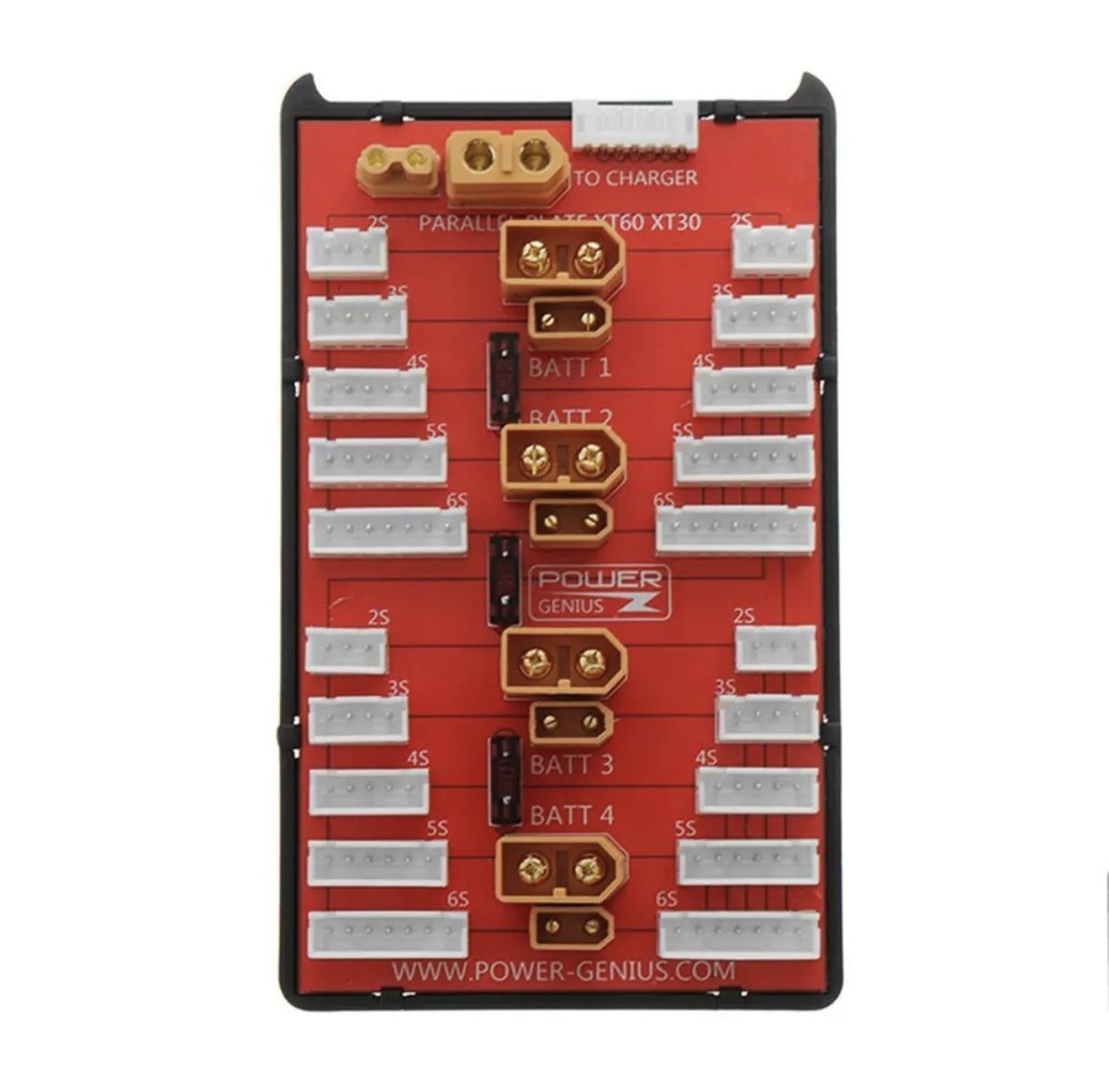 Плата паралельної зарядки Power Genius 2 в 1 XT30/XT60 2-6S Lipo
