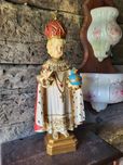 Piękna Sygnowana figura Praskie Dzieciątko Jezus