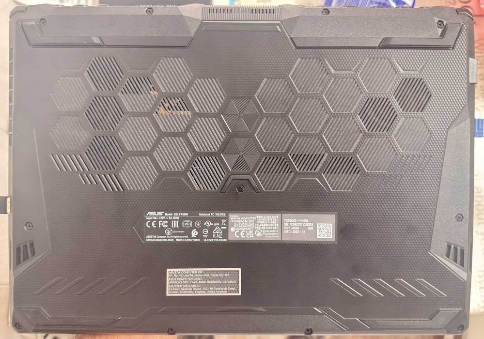 Vendo Asus TUF Gaming F15 FX506HC
