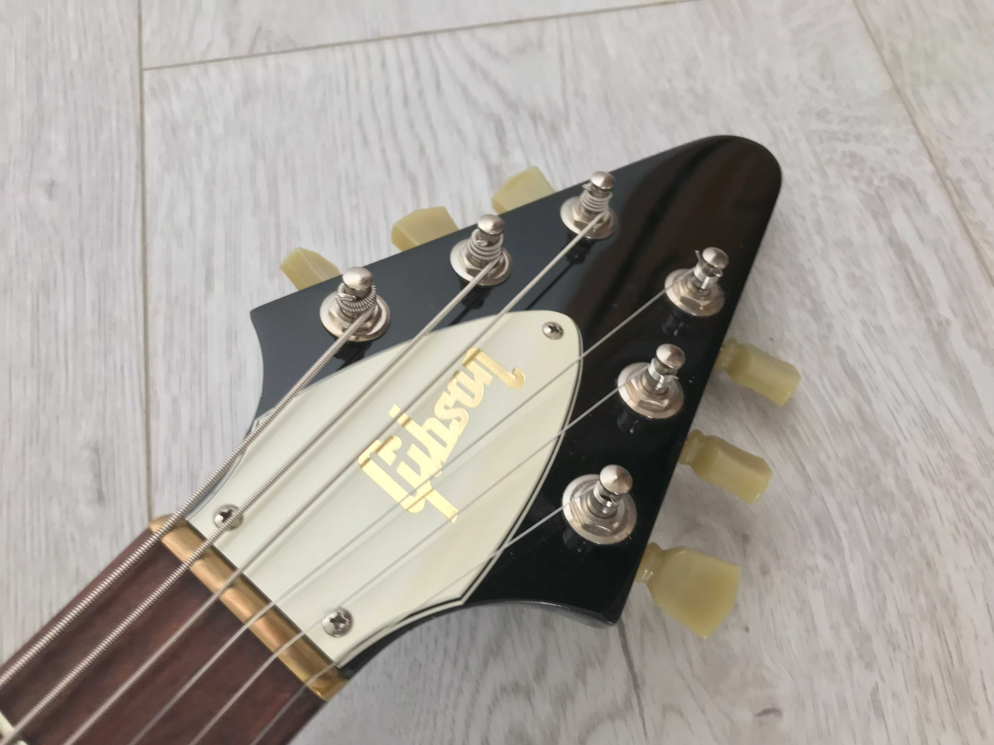 Gibson Flying V '67 Reissue Ebony Black 2010 - gitara elektryczna