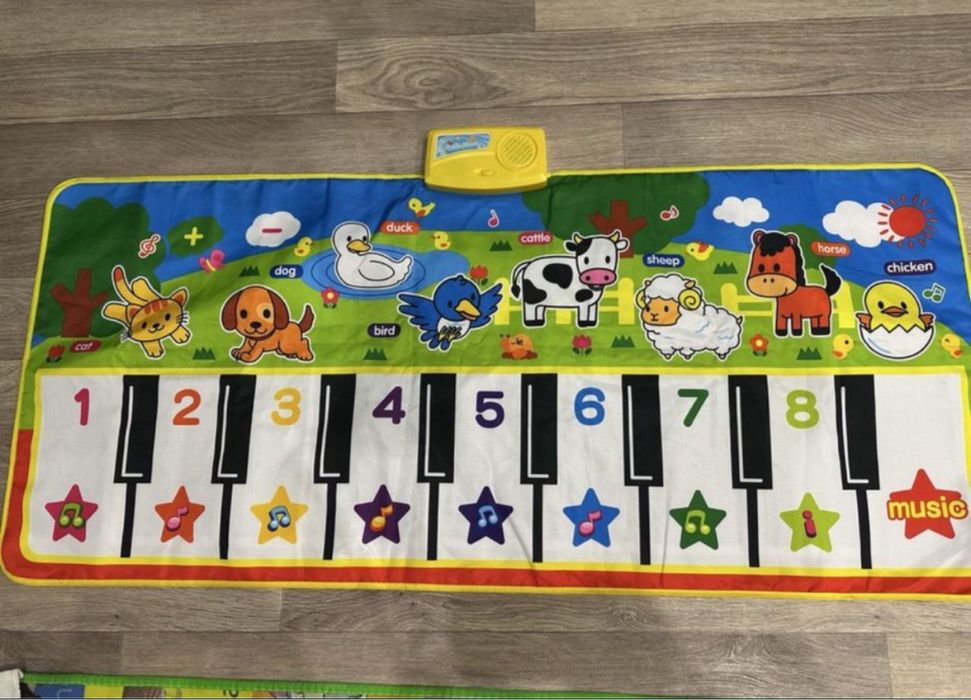 Музичний дитячий килимок піаніно