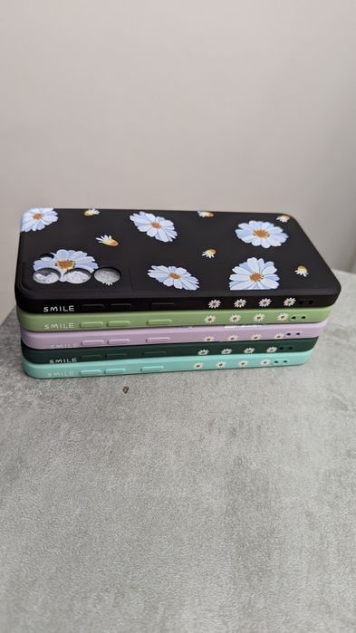 Противоударный чехол Samsung S21 FE Чохол Софт Тач з візерунком