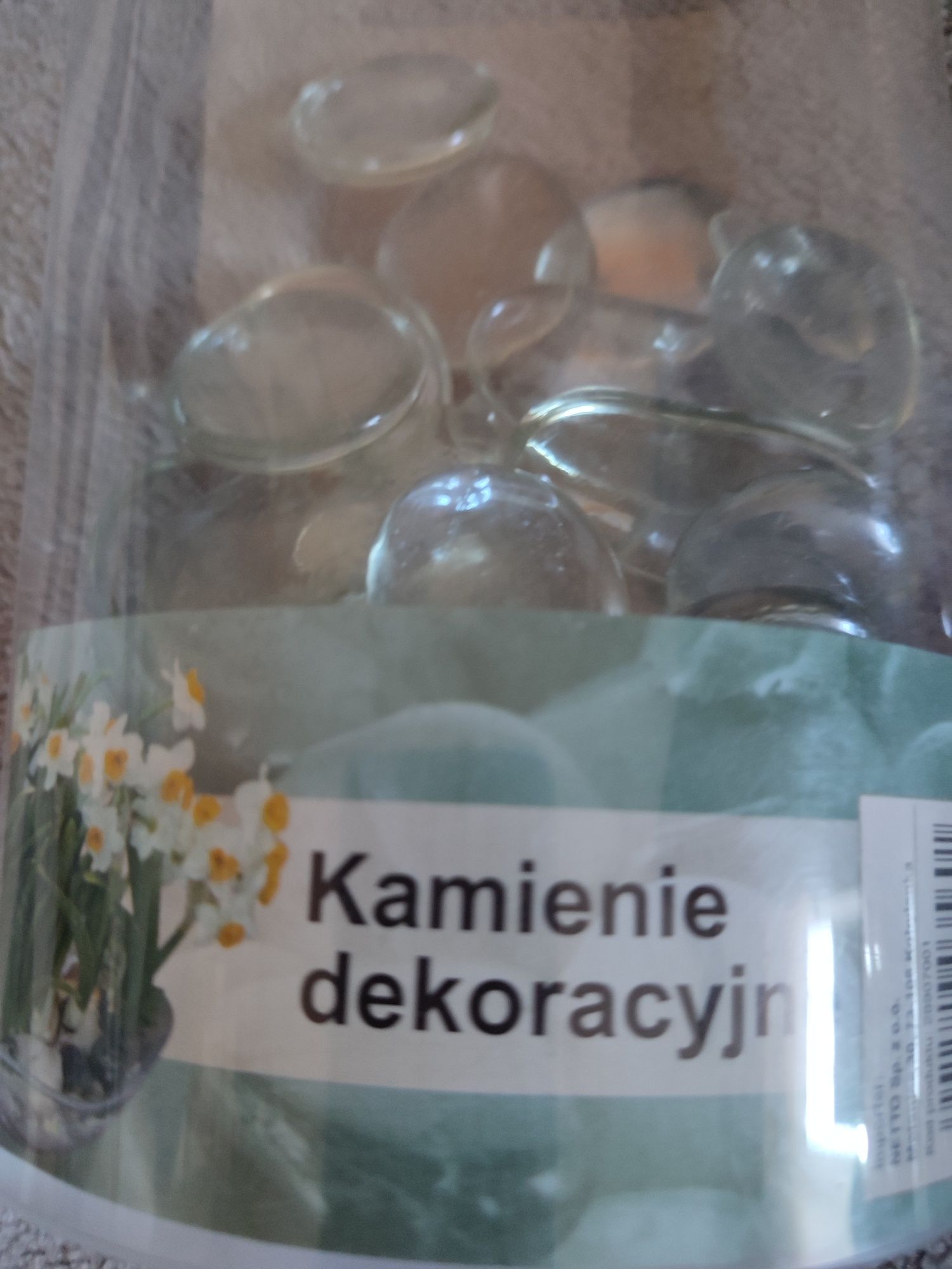 Kamienie dekoracyjne (2 komplety) dokompozycji i stroików ,nowe.