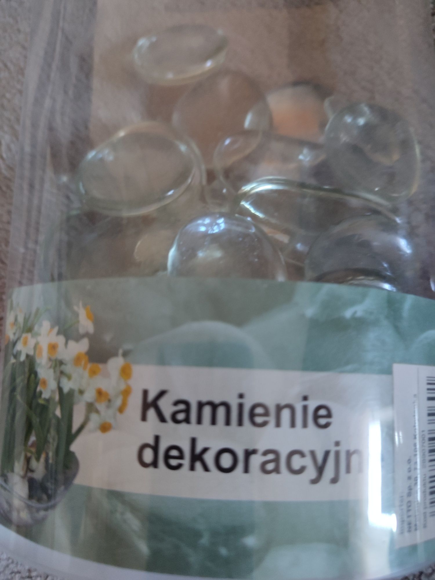 Kamienie dekoracyjne ,2 komplety nowe.