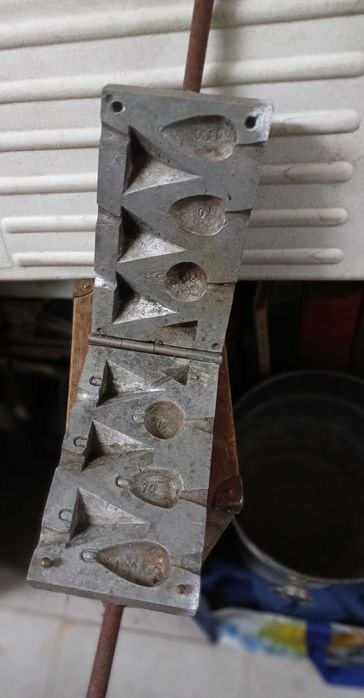 molde para chumbadas de pesca