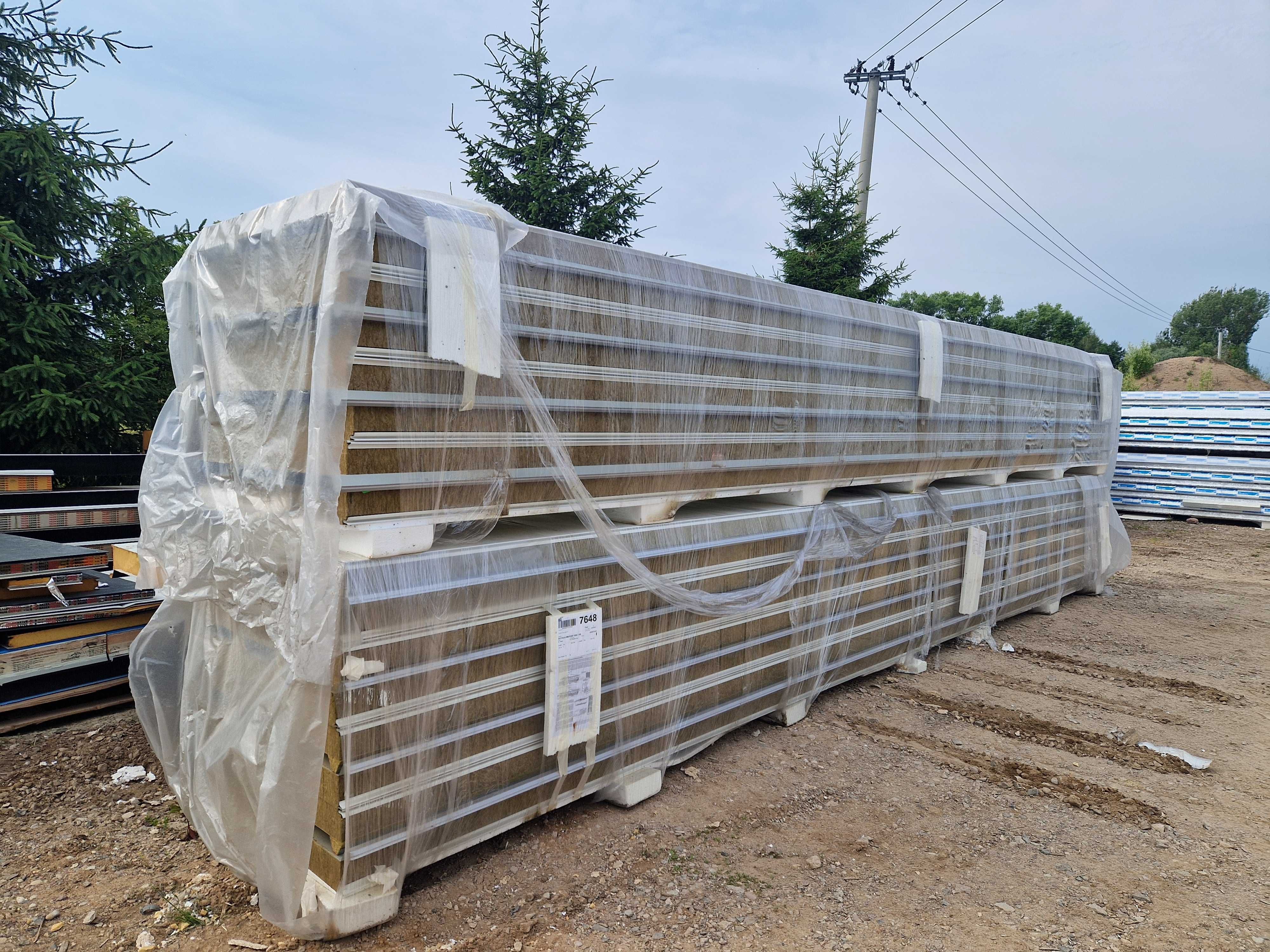 Płyta Wełna dachowa 100 mm ral 9006
