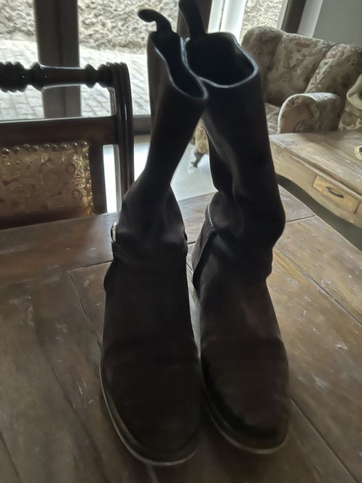 Botki kowbojki skora skorzane Gucci 37/5