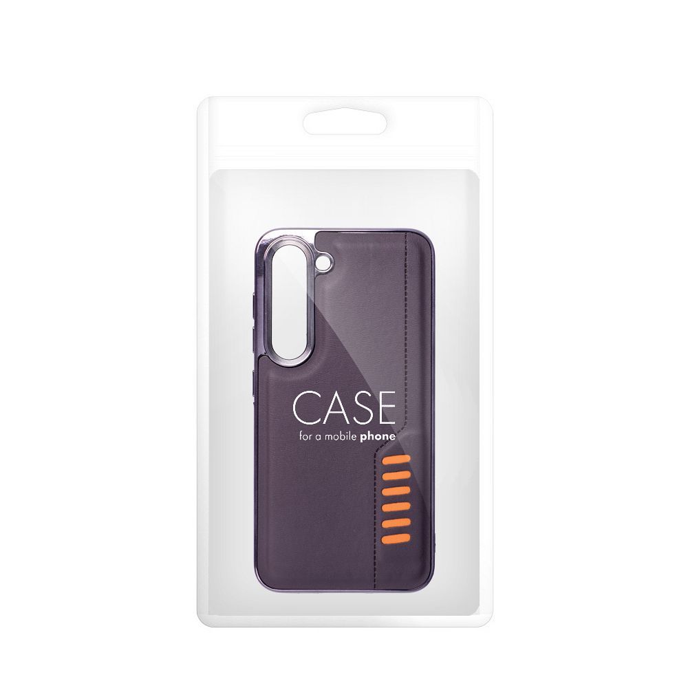 Etui Case Plecki Milano Samsung S24 Ciemny Fiolet + Szkło 9H