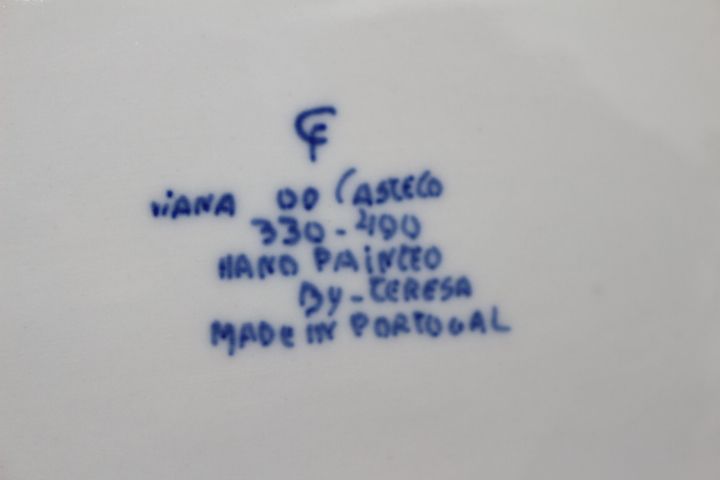 Galheteiro Patos em Louça de Viana do Castelo Marcados e Numerados