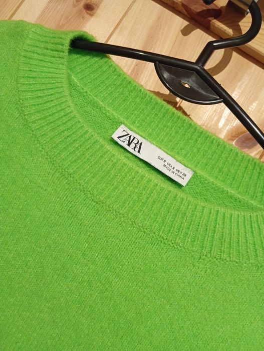 Zielony sweter Zara