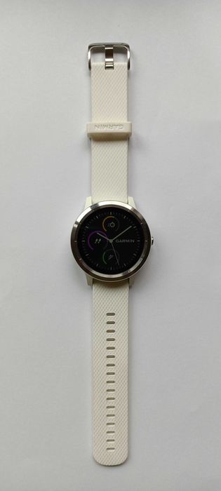 Atrapa Garmin Vivoactive 3 + biały pasek Quick Release 20mm NOWE !!