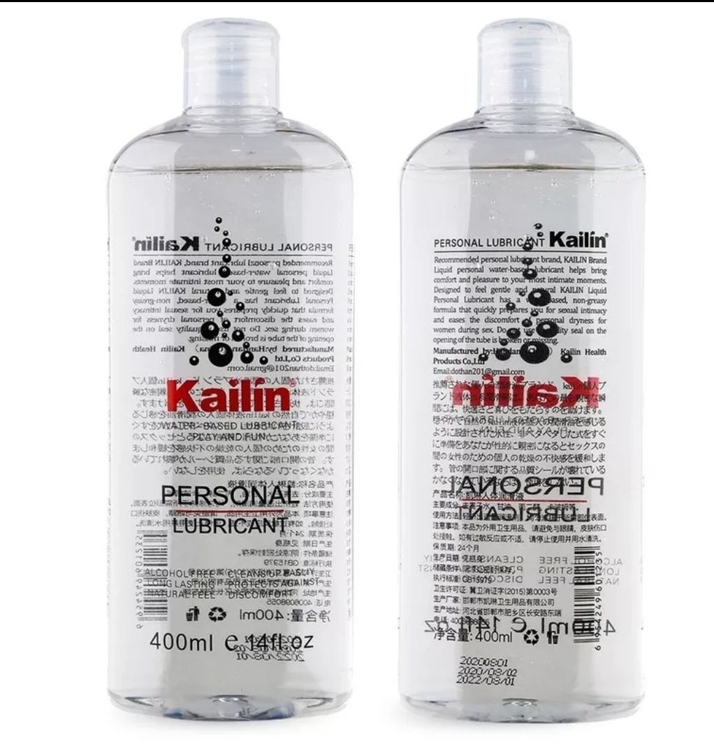 Інтим смазка - лубрикант на водній основі Kailin 400 ml анал.вагинал