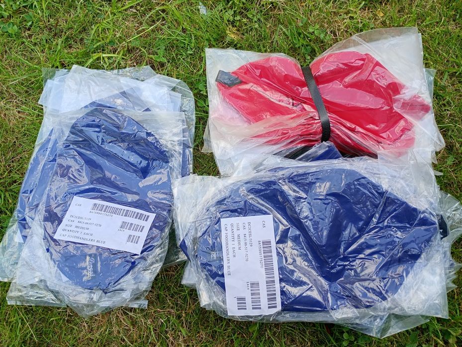 32x czapka kucharza kucharska do gastronomii wojskowa z armii