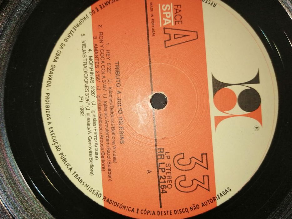 Julio Inglesias - Tributo a … Hey	Vinil	como novo!!