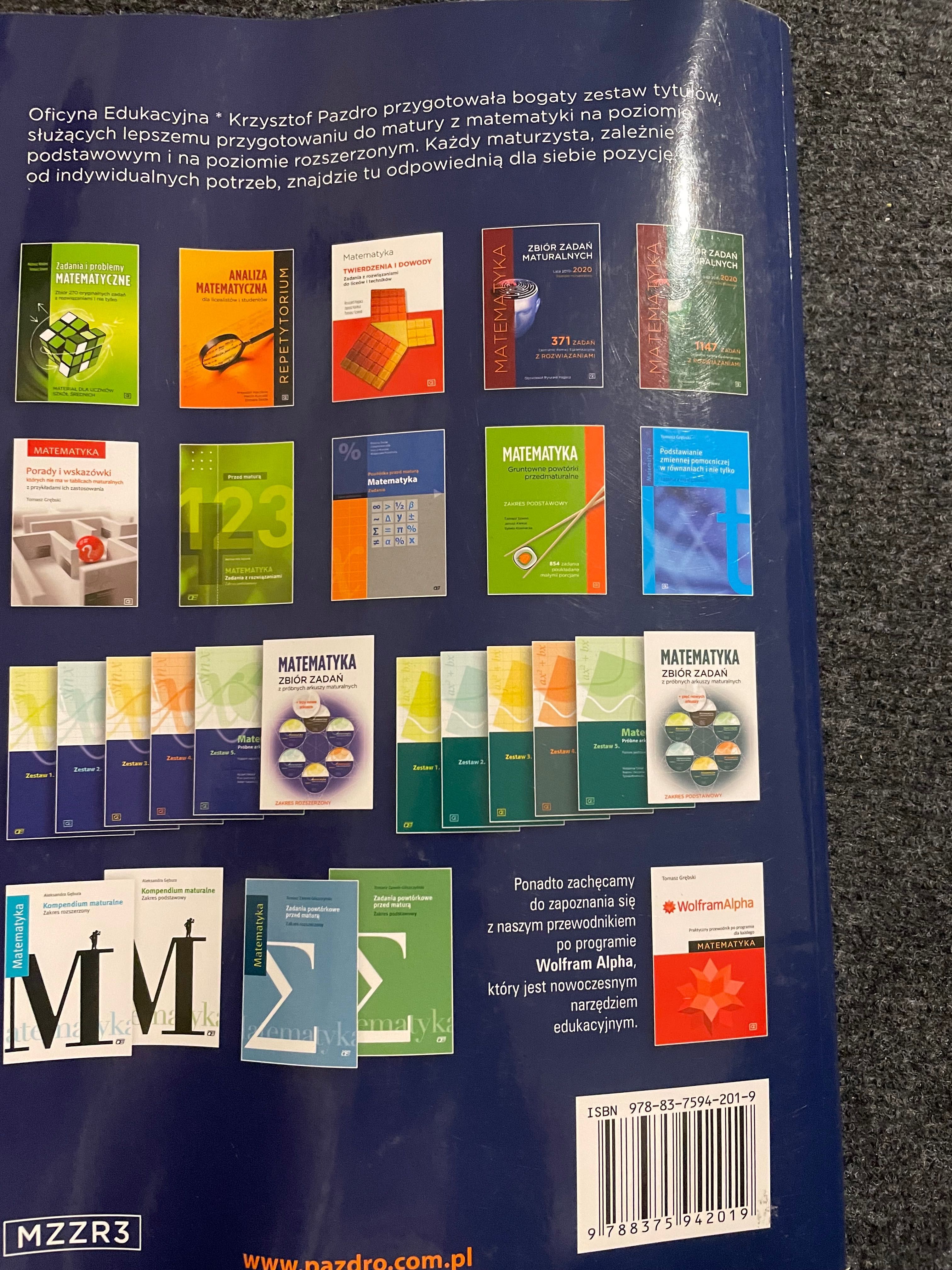 Maturalne karty pracy Matematyka poziom rozszerzony