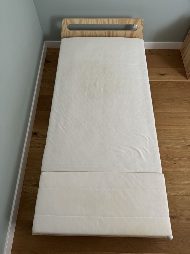 Łóżko pojedyńcze dla dziecka 170x80, Kiki 2 + materac IKEA VIMSIG