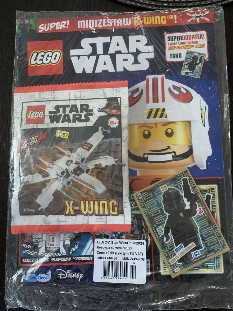 Gazetka Lego Star Wars+zabawka legendarny X-WING+ karta limitowana