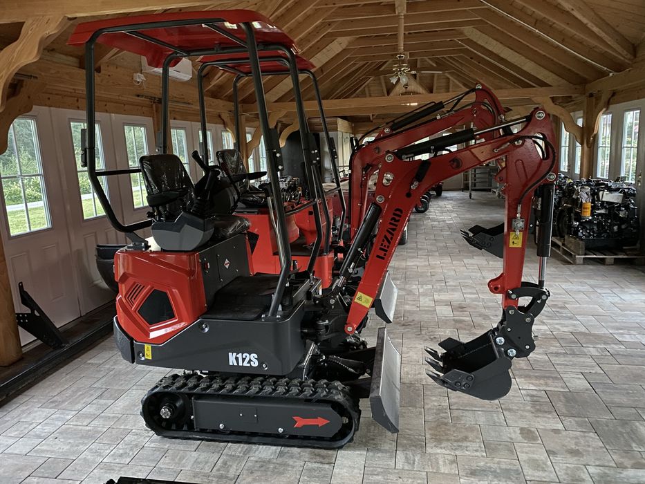 NOWA Koparka LEZARD K12S | 1200 kg | Minikoparka