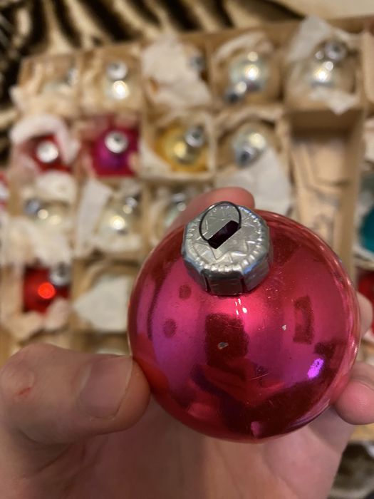 Елочные украшения шары ГДР