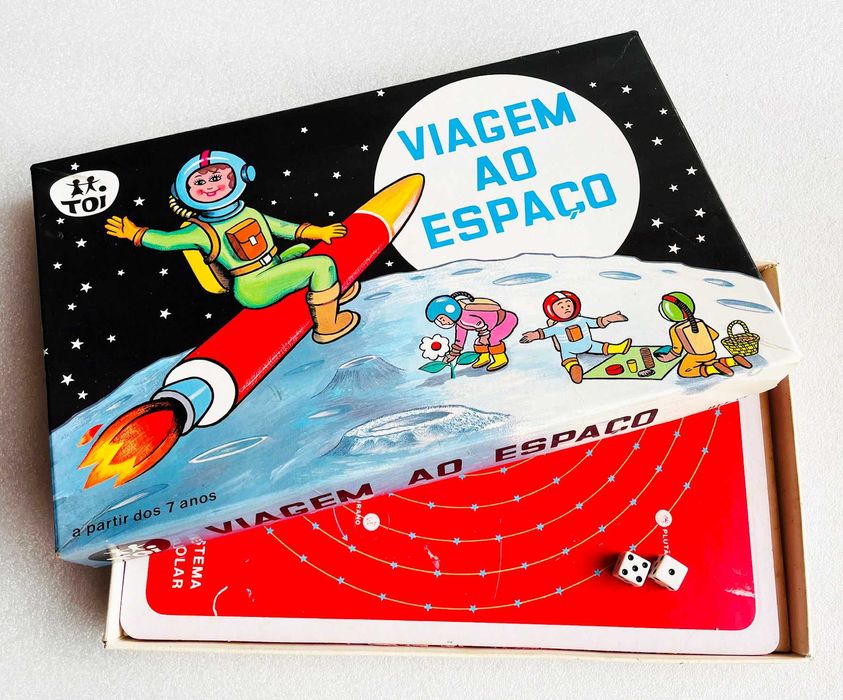 Antigo Jogo "Viagem ao Espaço" da Toi ~ Anos 80 ~ ULTRA RARO
