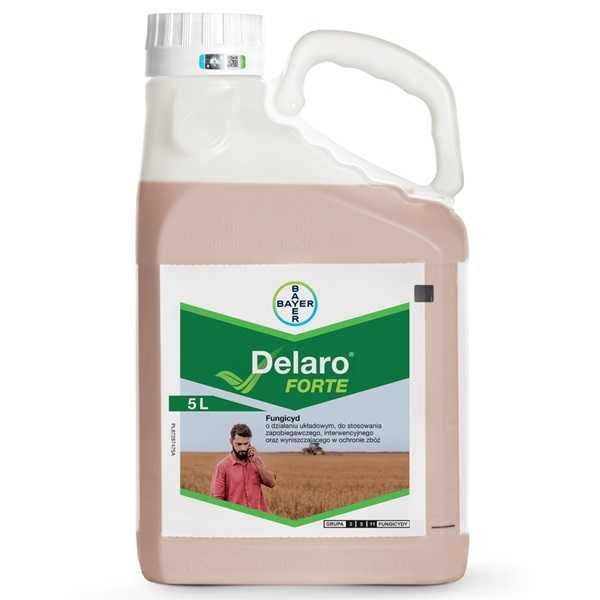 DELARO FORTE 5l fungicyd trzyskładnikowy na choroby zbóż BAYER
