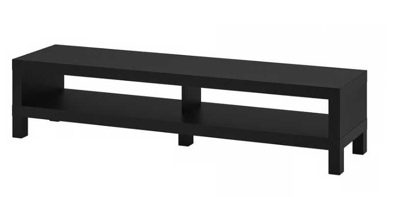 LACK - Szafka pod TV, czarnybrąz