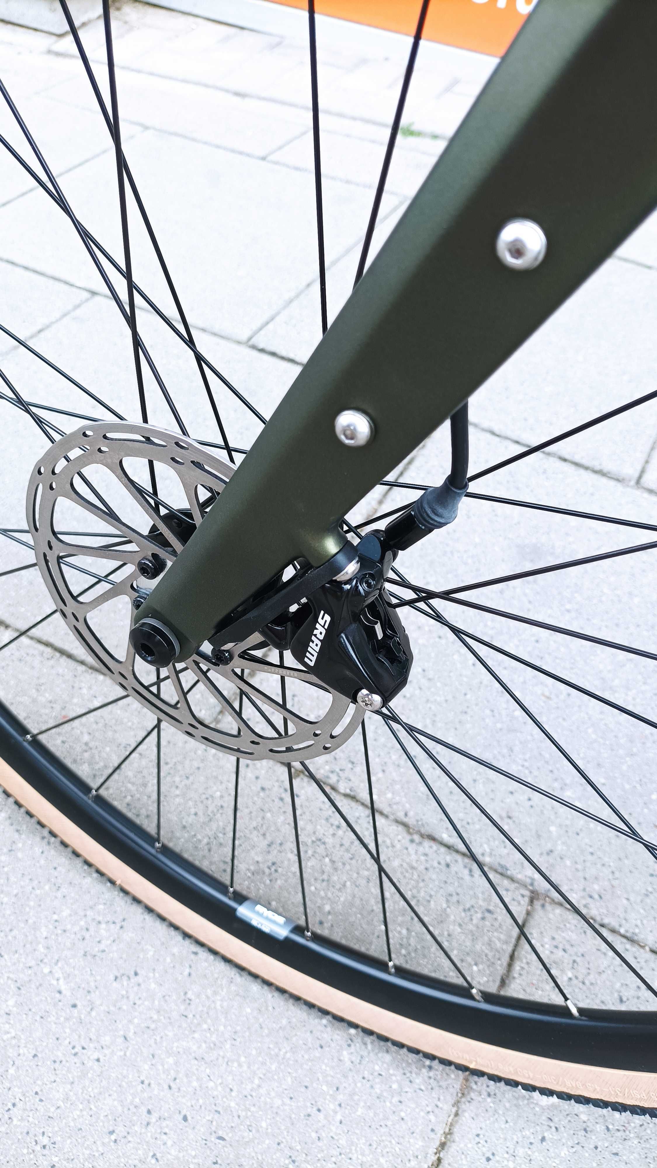 ROMET BOREAS 2 gravel   zielono grafitowy