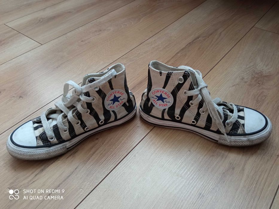 Buty zestaw 3 trampki adidasy Converse Nike dla dziewczynki r. 28, 29