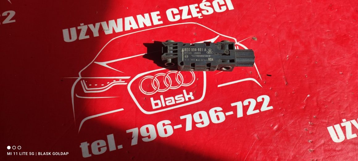 Czujnik Uderzenia Przód Audi A4 B7 2.0 TDI Kombi 2005 Blask Gołdap