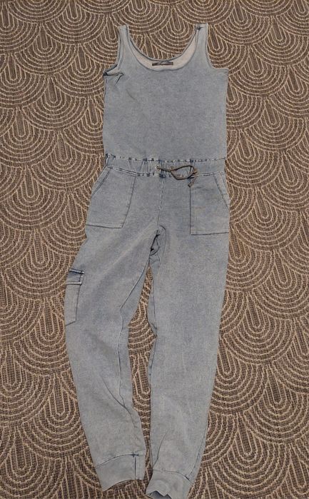 Fraternity Weekend kombinezon kolor jeansowy bawełna 38 M