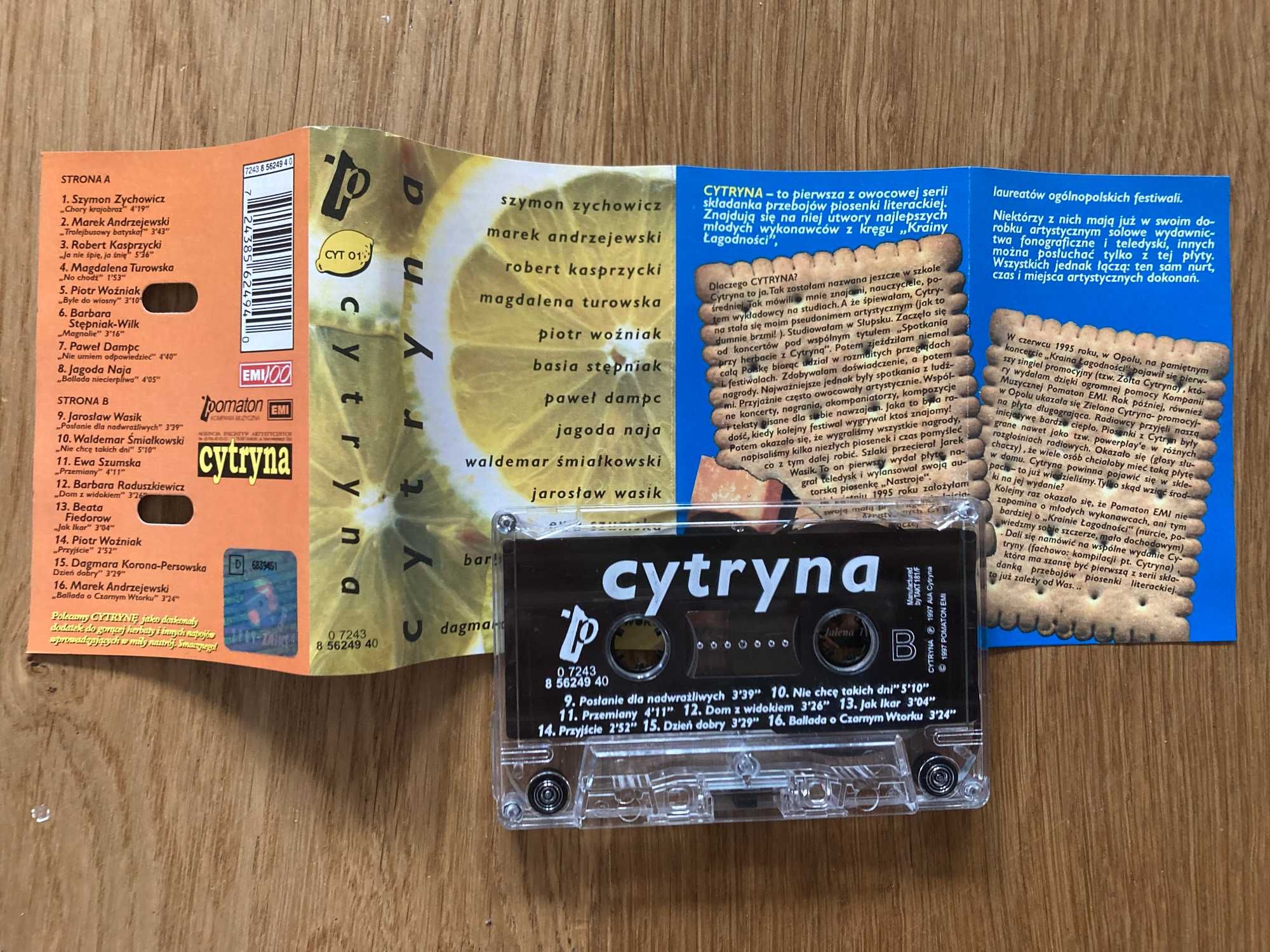 Cytryna kompilacja, kaseta