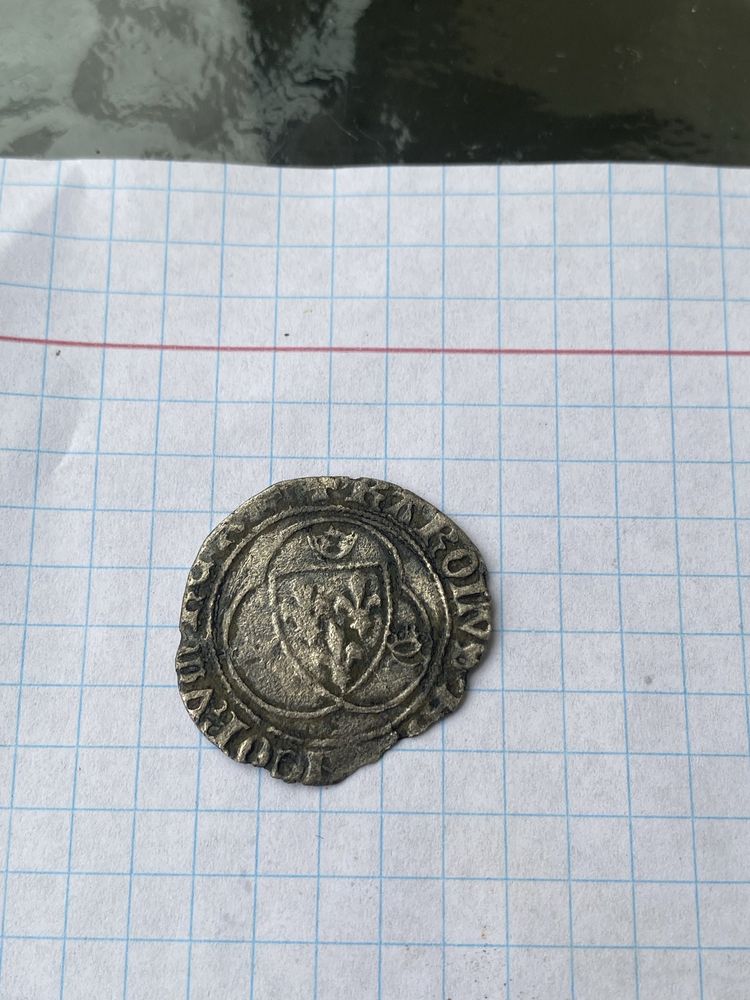 Srebrna moneta Karola 8